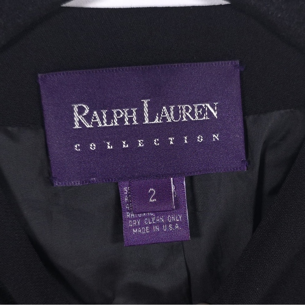 RALPH LAUREN COLLECTION PURPLE LABEL ILGWU USA MADE Blazer Jacket Vintage Size 2 - Picture 2 of 14